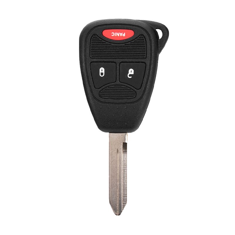 Metallo PREMIUM For Chrysler-Dodge-Jeep OHT692427AA 3-Button Remote Head Key Shell Small Button (T) #1607