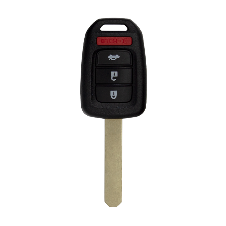 Metallo PREMIUM For Honda Accord-Civic 2013-2015 4-Button Remote Head Key Shells (T) #1621