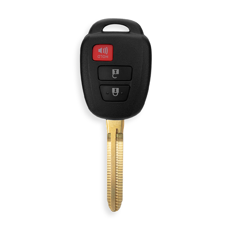 Metallo PREMIUM For Toyota 2012-2015 3-Button New Style Remote Head Key Shells (T) #1584