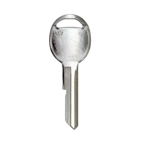 For GM B47 Mechanical Metal Head Key #2403