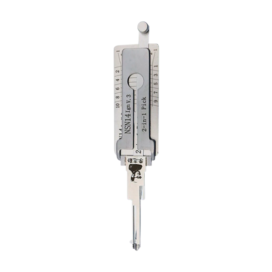 Original Lishi 3 in 1 for Nissan-Infiniti NSN14 (AG Anti-Glare)