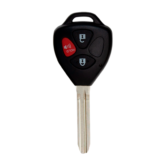 For Toyota Matrix-Venza 2008-2013 3-Button GQ4-29T (PN:89070-0T030) 4D-67 Chip 315Mhz Remote Head Key (S) #196
