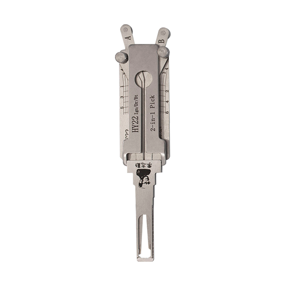 Original Lishi 2 in 1 6-Cut for Hyundai-KIA HY22/KIA7 Ign/Dr/Bt #L1028