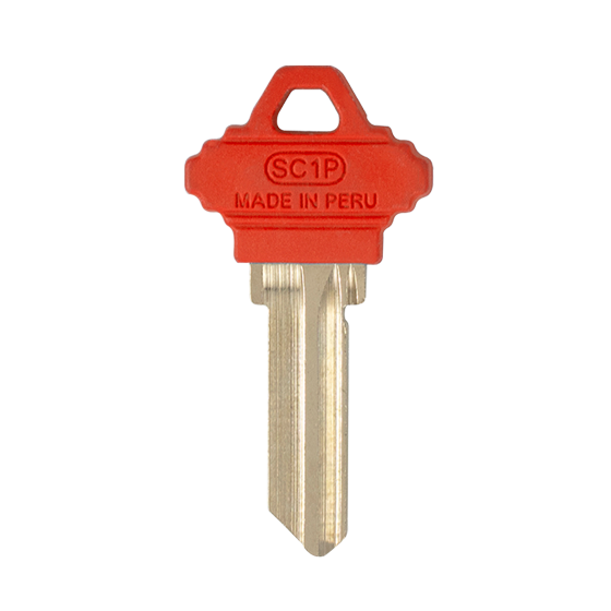 SC1 Red Residential Plastic Head Key #1902