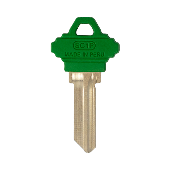 SC1 Green Residential Plastic Head Key #1905