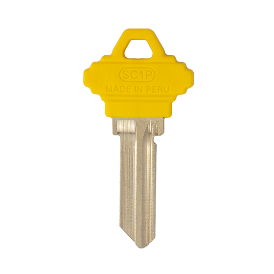 SC1-P Yellow Residential Plastic Head Key #1903