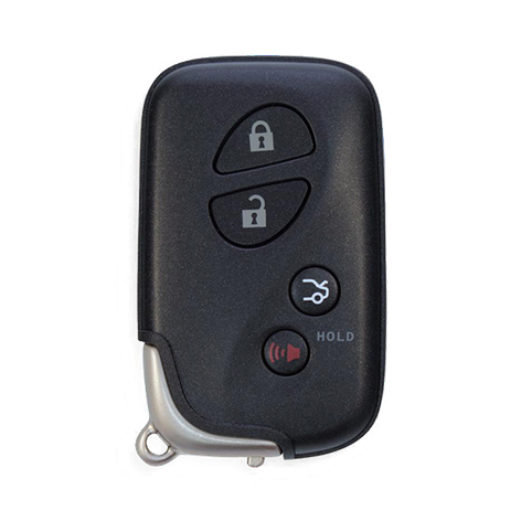 For Lexus 4-Button HYQ14AAB-ACX-AAF W-Insert Smart Keys Shells #1843