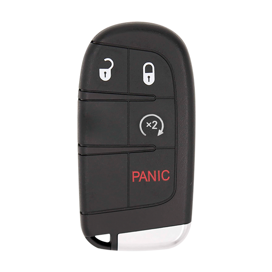 Metallo PREMIUM For Chrysler-Dodge-Jeep 4-Button M3N-40821302 Smart Keys Shells (T) #1677