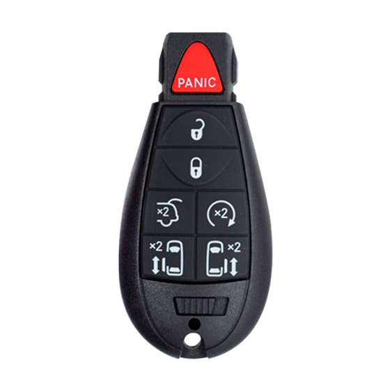 For Chrysler-Dodge-Volkswagen 2008-2019 7-Button IYZ-C01C w/Hatch-RS & Sliding Door Philips 46 433Mhz Fobik Smart Key #44