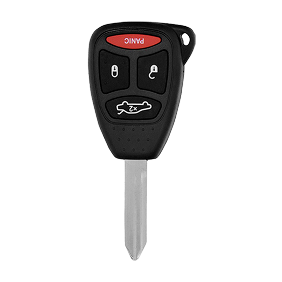 For Chrysler 4-Button KOBDT04A (PN:05179512AA) w/Trunk Remote Head Key #85