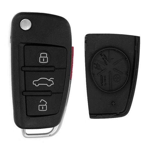 For AUDI (6 Series ) 2009-2011 4-Button YZ-3314,MYT4073A Flip key Shells #1837