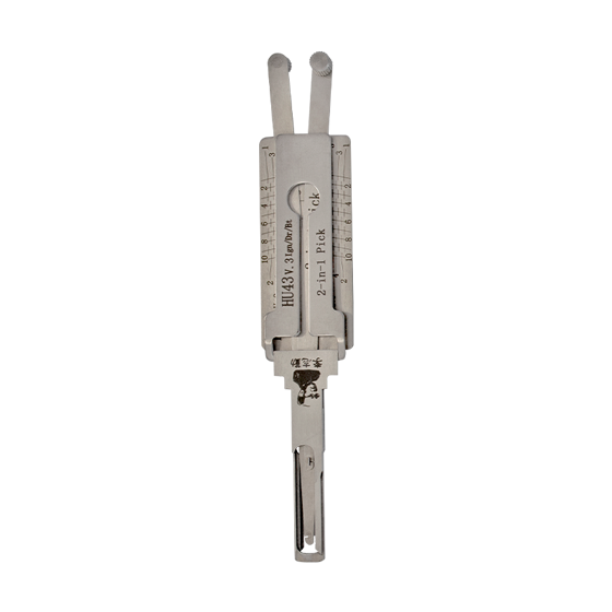 Original Lishi 2 in 1 for Pontiac GTO HU43 V.3 Ign/Dr/Bt #L1039