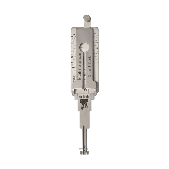 Original Lishi 2 in 1 for Volvo NE66/S66NN 4-Track Ign/Dr/Bt #L1070