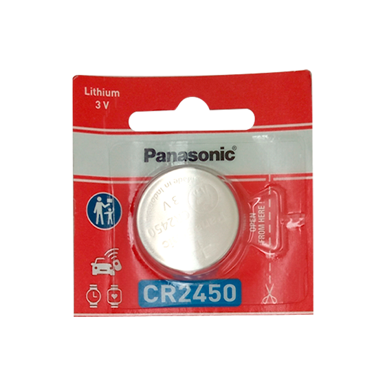 4-Pack CR2450 Toshiba  3 Volt Lithium Coin Cell Battery