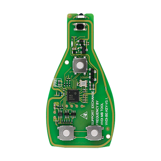 Xhorse For VVDI BE Mercedes Benz BGA PCB Circuit Board 4-Button (Green Color Version) 315- 433MHz XNBZ01