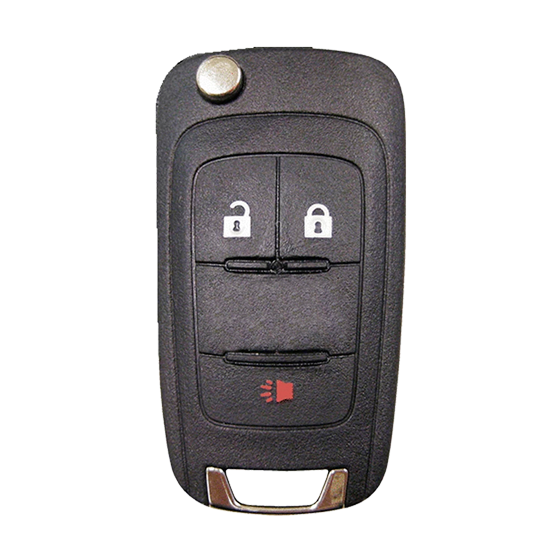 For GM 2010-2024 3-Button OHT01060512 (PN:13586120) Non-PEPS Remote Flip Key #240