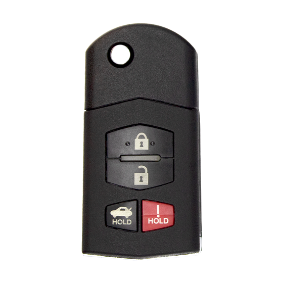 For Mazda 4-Button 5WK43451E 80Bit w/Trunk Remote Flip Key #36