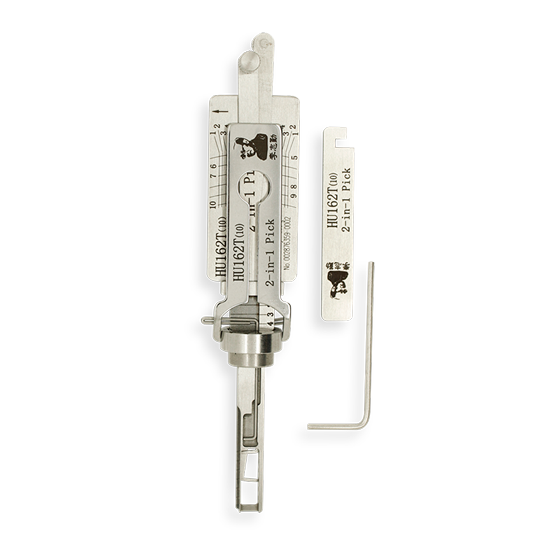 Original Lishi 2 in 1 10-Cut for VW-Audi HU162T Side Cuts