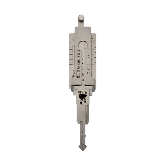 Original Lishi 2 in 1 8-Cut for Mitsubishi MIT8 Ignition #L1071