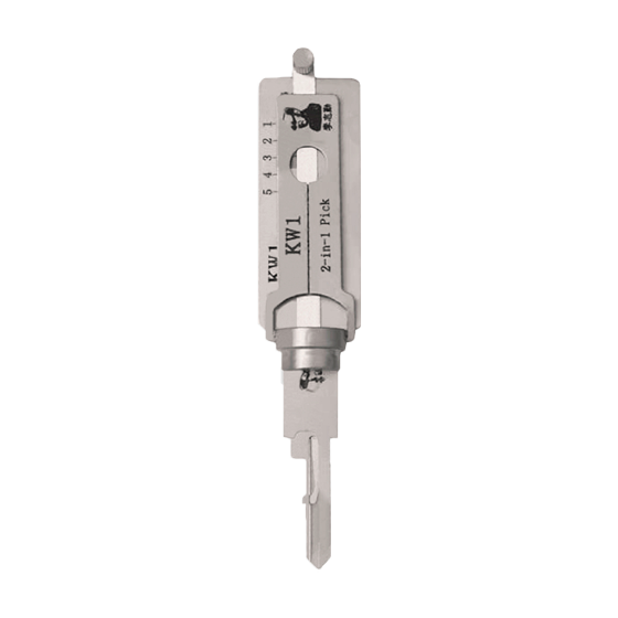 Original Lishi 2 in 1 for Kwikset KW1-E109 5 Pines (Anti-Glare) #L1107