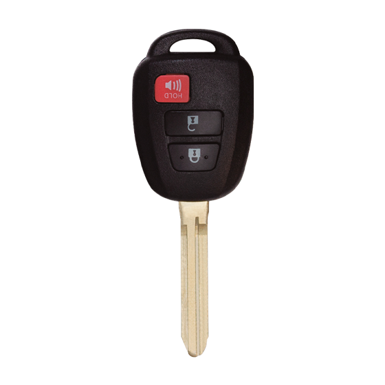 For Toyota SUV's- Truck 2013-2018 3-Button GQ4-52T (PN:89070-0R120) TR47 Blade H-Chip 315Mhz Remote Head Key #170