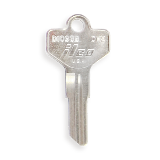 Ilco 10-Pack D1098B­DE2  DEXTER  (D98E  183  AL2931701B  Residential Metal Head Key #2304