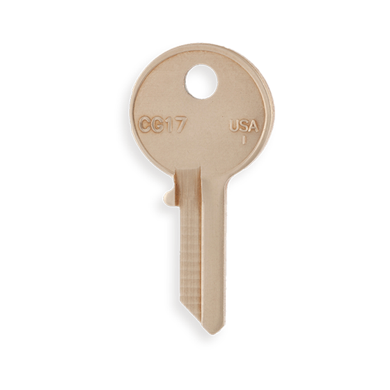 Ilco 50-Pack CG17­BR  CHICAGO  AE00002000  Residential Metal Head Key #2245