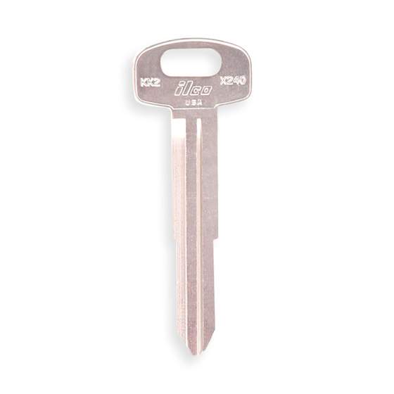 Ilco 10-Pack X240­KK2  For KIA w/AIRBAG AF01631002 Mechanical Metal Head Key #2392