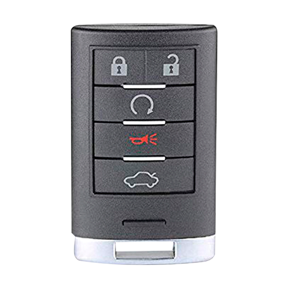 For Cadillac SRX 2010-2015 5-Button NBG009768T w/Trunk & RS Smart Key (S) #249