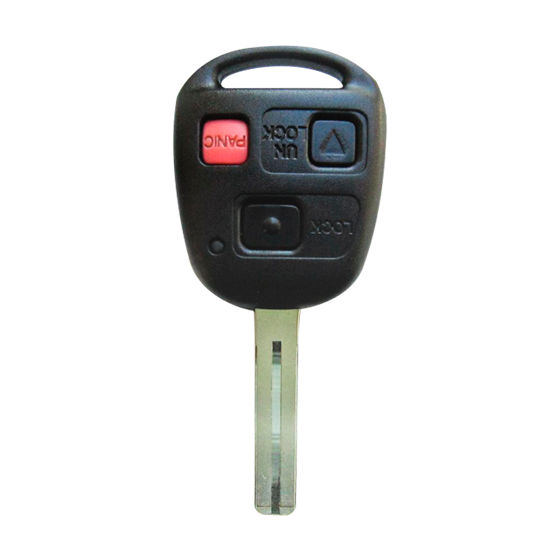 For Lexus RX300 1999-2003 3-Button NI4TMTX-1 (PN:89070-48020) TOY48 SHORT Blade 315Mhz Remote Head Key #168