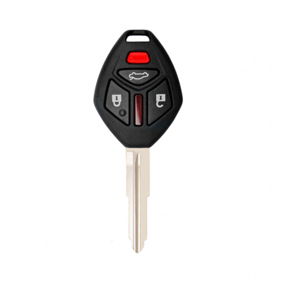 For Mitsubishi 4-Button OUCG8D-625M-A (PN:6370A477) w/Trunk MIT11R Blade 46 Chip Remote Head Key (B) #2585