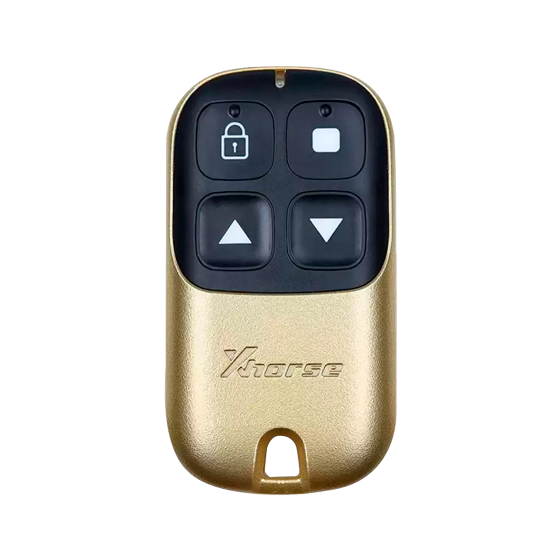 Xhorse Universal Wired Remote Garage Door 4-Button Golden Color XKXH05EN