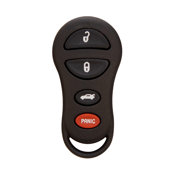 For Chrysler 4-Button Keyless Entry Remote Shells (NO battery space) #1762