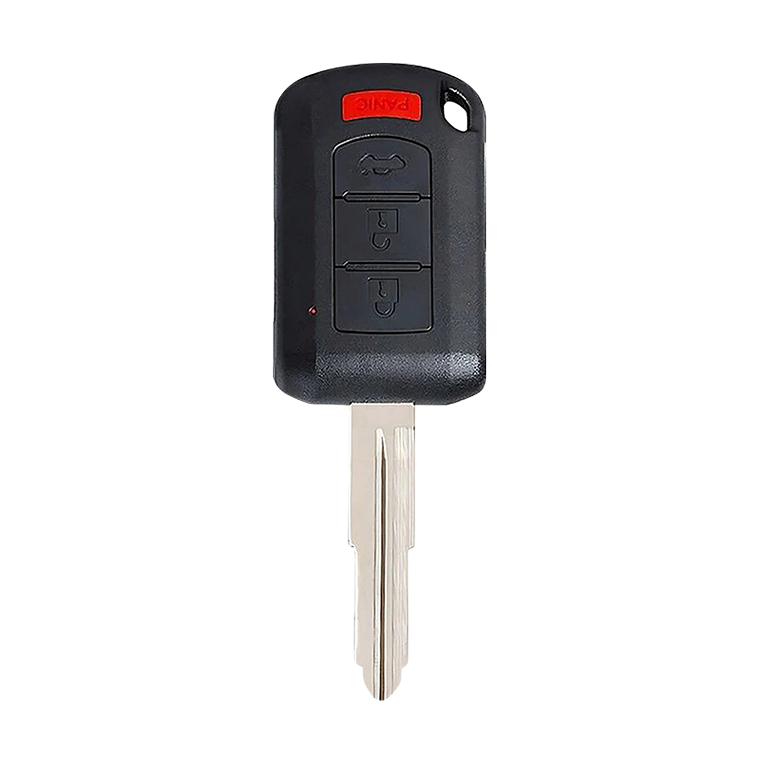 For Mitsubishi 2015-2017 4-Button OUCJ166N w/Shoulder stops MIT3 Remote head key Shells #1614