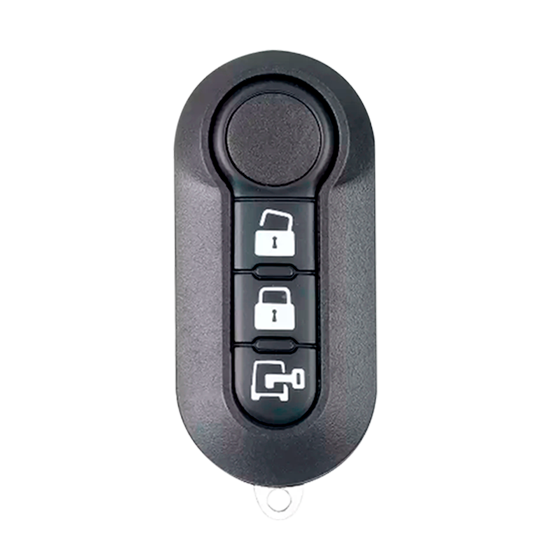 For Fiat 2012-2016 3-Button LTQF12AM433TX Delphy Sistem w/Trunk Remote Flip Key #90