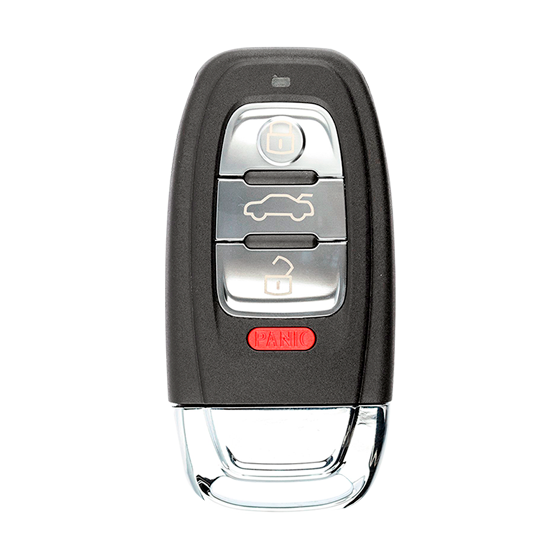 For Audi 2008-2017 4-Button IYZFBSB802 (PN:8T0959754A) NON-PROX w/Comt Access Smart Key #493