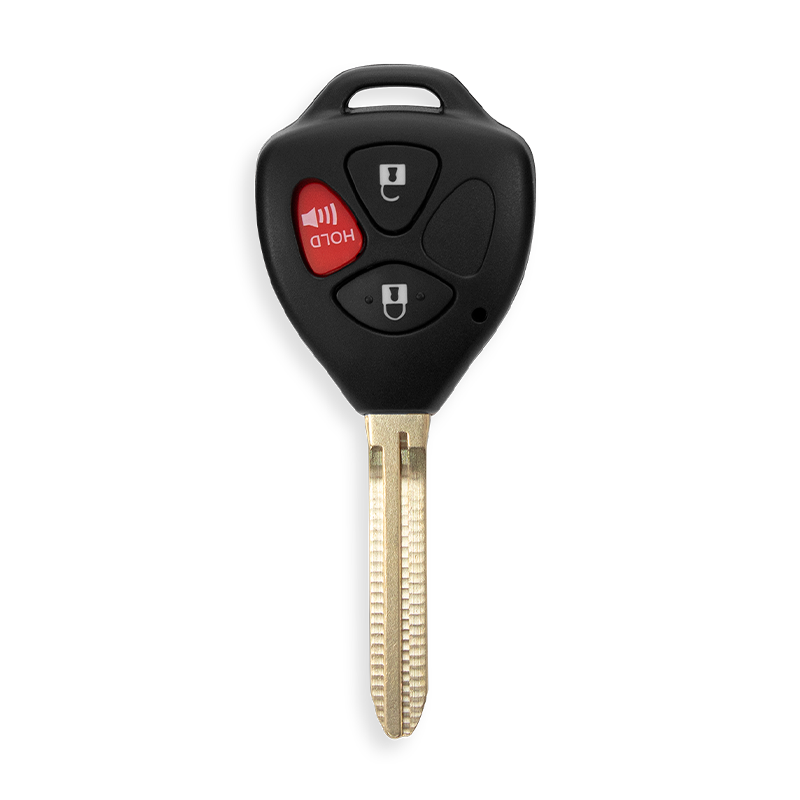 For Toyota Old 3-Button (Heavy Duty) Remote Head Key Shells #1590