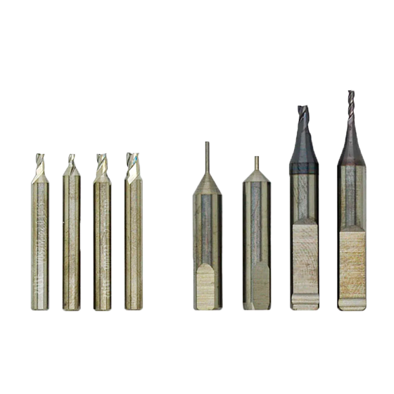 Set of 6 End Milling Cutters & 2 Tracers Keyline 994/Ninja /Versa (RAISE)