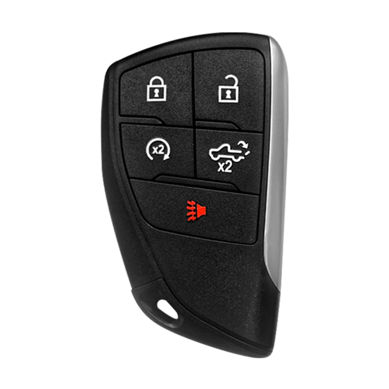 For Chevrolet Silverado 2023 5-Button YG0G21TB2 (PN:13548437) w/RS & Tailgate 433Mhz Smart Key #214