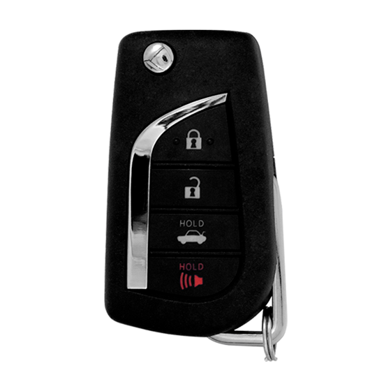 For Toyota 2010-2015 4-Button HYQ12BBY (PN:89070-35170) w/Trunk G-Chip Remote Flip key #178