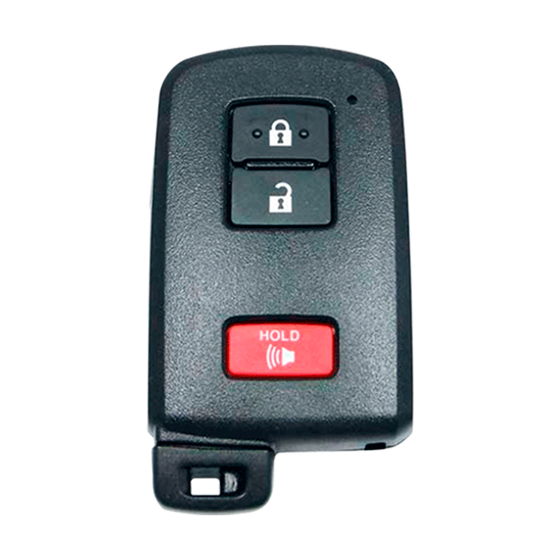 For Toyota 4Runner-Tundra-Tacoma 2015-2022 3-Button (Black) HYQ14FBB (PN: 89904-35060) Board 0010/ 8A Chip/ TOY12 315Mhz Smart Key (E ) #315