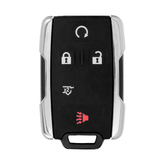For Chevy Remote Crome 5-Button M3N-32337200 w/Hatch Smart Key (S) #182