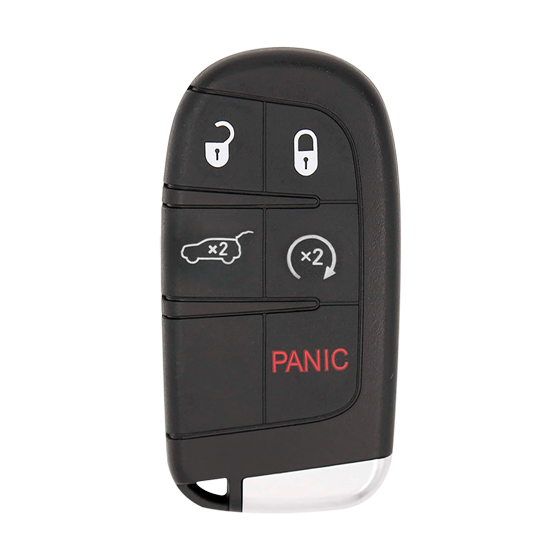 For SUV's Jeep Compass 2017-2020 5-Button M3N-40821302 (PN:68250343AB/68250344) w/Hatch & RS 4A Chip Smart Key (S) #59
