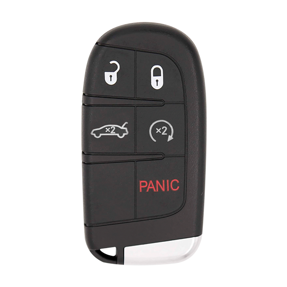 For Chrysler-Dodge 2011-2018 5-Button M3N-40821302 (PN:5026676 AC) w/Trunk & RS 433Mhz (Chip 46) Smart Key (S) #60