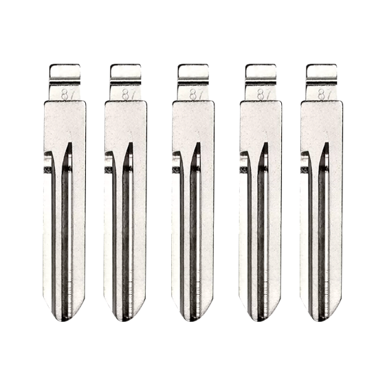 5-Pack GM B106 For Xhorse Remotes Flip Key Blade w/Roll Pins