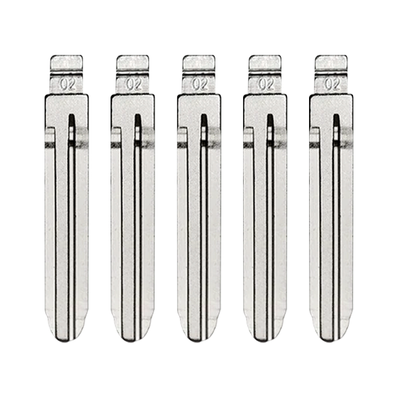 5-Pack Toyota TR47 For Xhorse Remotes Flip Key Blade w/Roll Pins