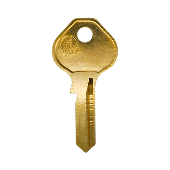 M10/1092N Master 5-Pin-BRASS Finish (JMA MAS-9E) JMA-MAS-9E Padlock Metal Head Key #2353