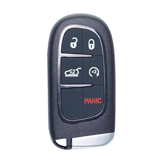 Metallo PREMIUM For Chrysler-Dodge-Jeep (SUV's) 5-Button M3N40821302w/RS Smart Keys Shells (T) #1673