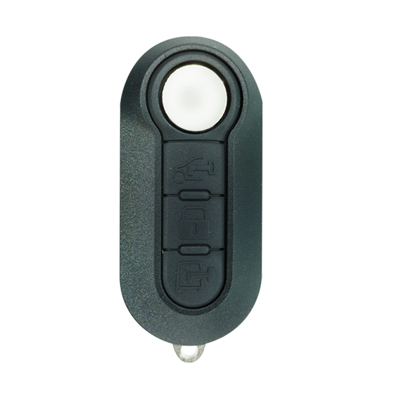 Metallo PREMIUM For Fiat 500/500L 3-Button LTQF12AM433TX w/Trunk Flip key Shells (T) #1666