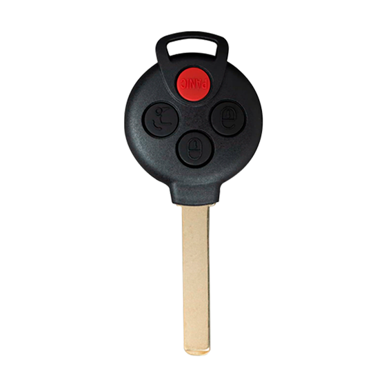 For Smart two 2008-2015 4-Button KR55WK45144 Remote head key Shells #1851